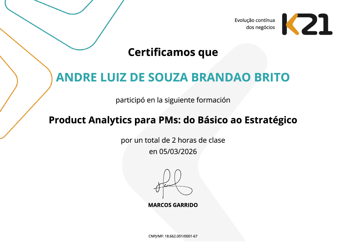 Certificado K21